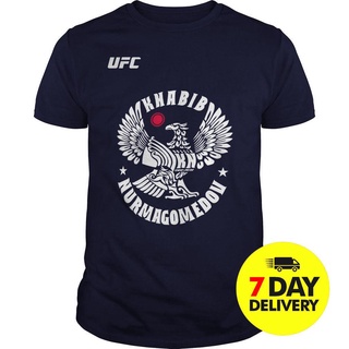 Lint9 [พร้อมส่ง] เสื้อยืดแขนสั้นลําลอง ผ้าฝ้าย 100% พิมพ์ลาย Khabib Nurmagomedov Ufc 229 พลัสไซซ์ ของขวัญวันเกิด สําหรับ