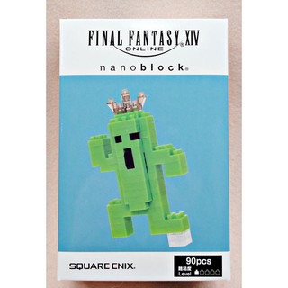 ของแท้จากญี่ปุ่น🧡 (หายาก) Nanoblock Final Fantasy XIV Cactuar (SQUARE ENIX) ตัวต่อนาโนบล็อคไฟนอลแฟนตาซี