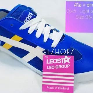 💥ส่งฟรี💥Leo star รุ่น ซากุระ แท้💯% รองเท้าผ้าใบ แบบผูกเชือกไซส์36-44