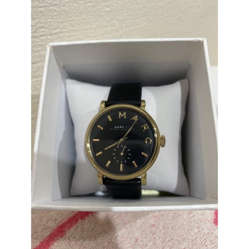 นาฬิกา Marc by Jacob MBM119X0115 , Baker Black Dial Leather Women's Watch