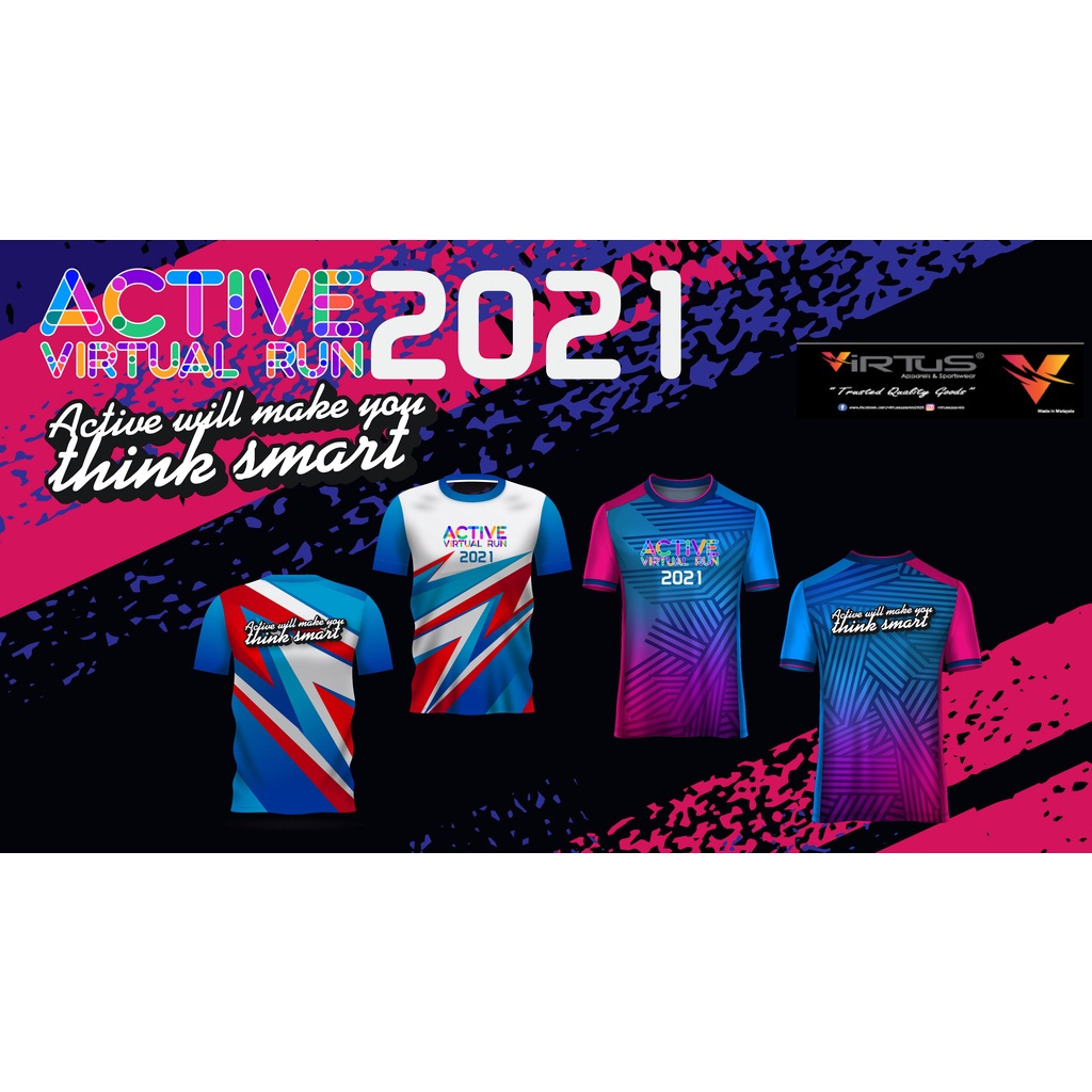 เสื้อยืดวิ่ง VIRTUS ( Active Virtual Run 2021)