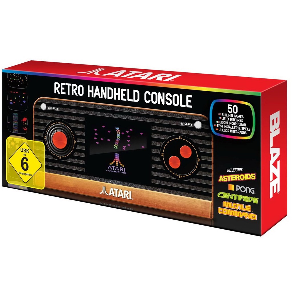 atari handheld console with 50 games