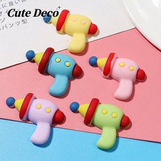 CROCS 【Cute Deco】อุปกรณ์ตกแต่งผม ปืนสีเหลือง สีม่วง 5 สี DIY