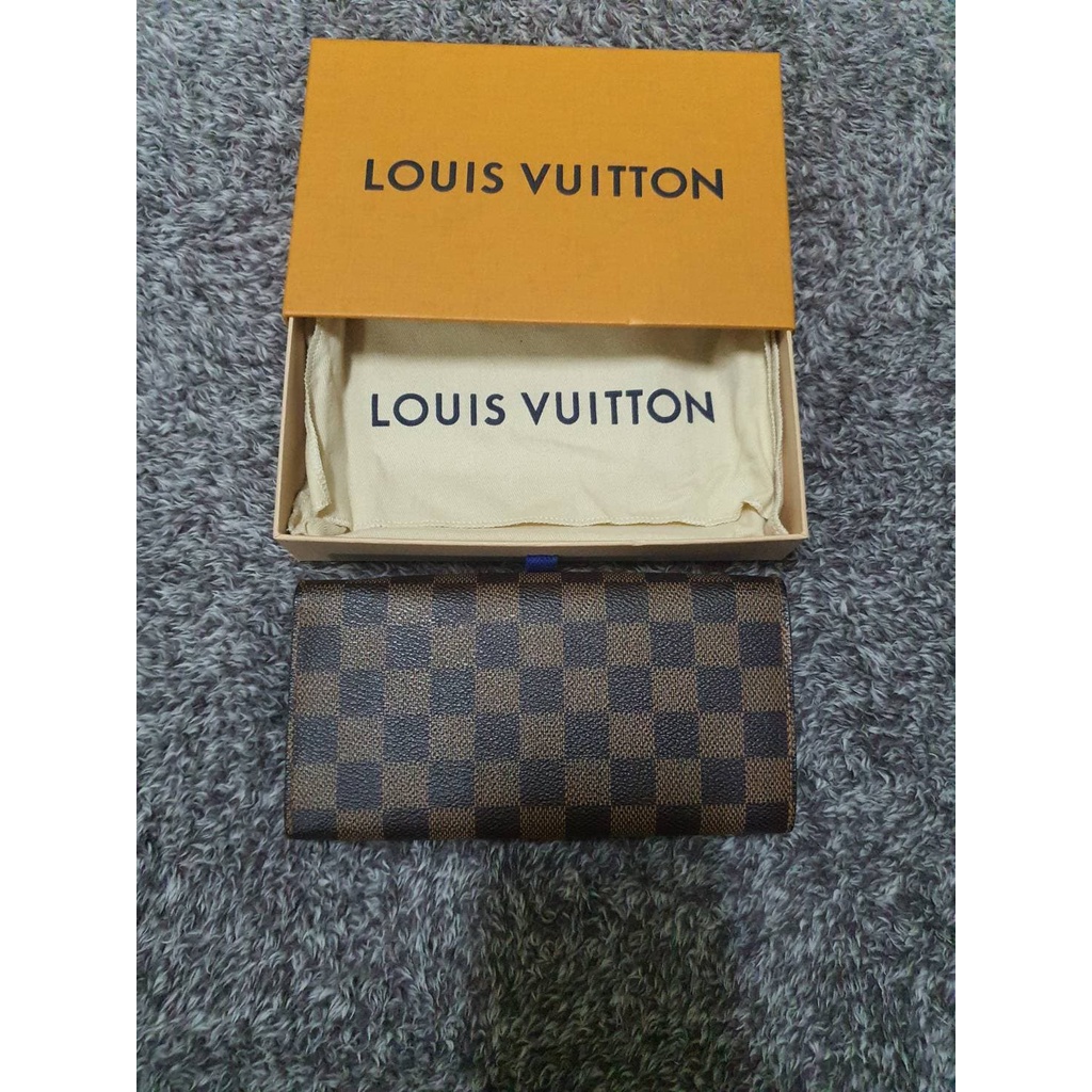 กระเป๋าเงิน Louis Vuitton Long Wallet Portfoille Sarah Damier Unisex