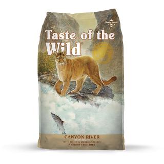 Taste of the Wild Canyon River Feline เทสต์ ออฟ เดอะ ไวลด์ อาหารแมวทุกวัย สูตรเนื้อปลา โฮลิสติก (680g , 2.27kg , 6.35kg.