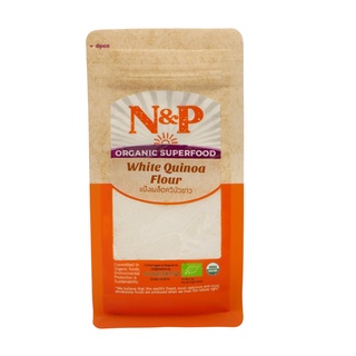 N&amp;P Organic แป้งควินัวขาวออร์แกนิค ปริมาณ 250 กรัม Organic Quinoa White Flour 250 g