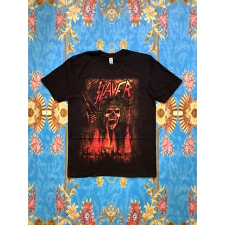 ผ้าฝ้าย 100%🎸SLAYER  เสื้อวง Slayer สินค้านำเข้า ลิขสิทธิ์แท้S-3XL