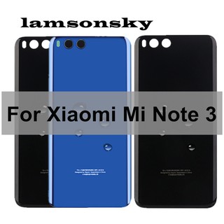 (Original) ฝาหลัง Xiaomi Mi Note 3 ฝาหลังแบตเตอรี่เซรามิก Mi note3