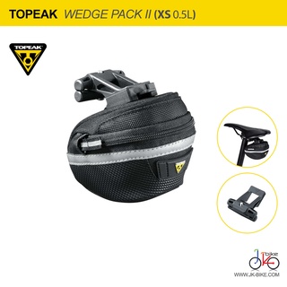 กระเป๋าใต้อานจักรยานขนาดเล็กพิเศษ TOPEAK WEDGE PACK II SEAT BAG (XS 0.5L)