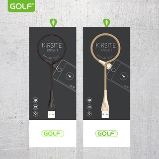 GOLF สายชาร์จ รุ่น GC-49 สายชาร์จUSB สำหรับ iPhone Type-cและMicro สายจะมีความคงทน