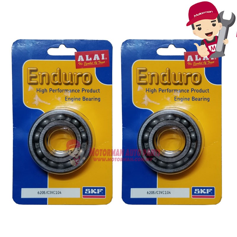 แบริ่ง 6205/C3VC104 SKF ENDURO (2PCS) MOTORMAN