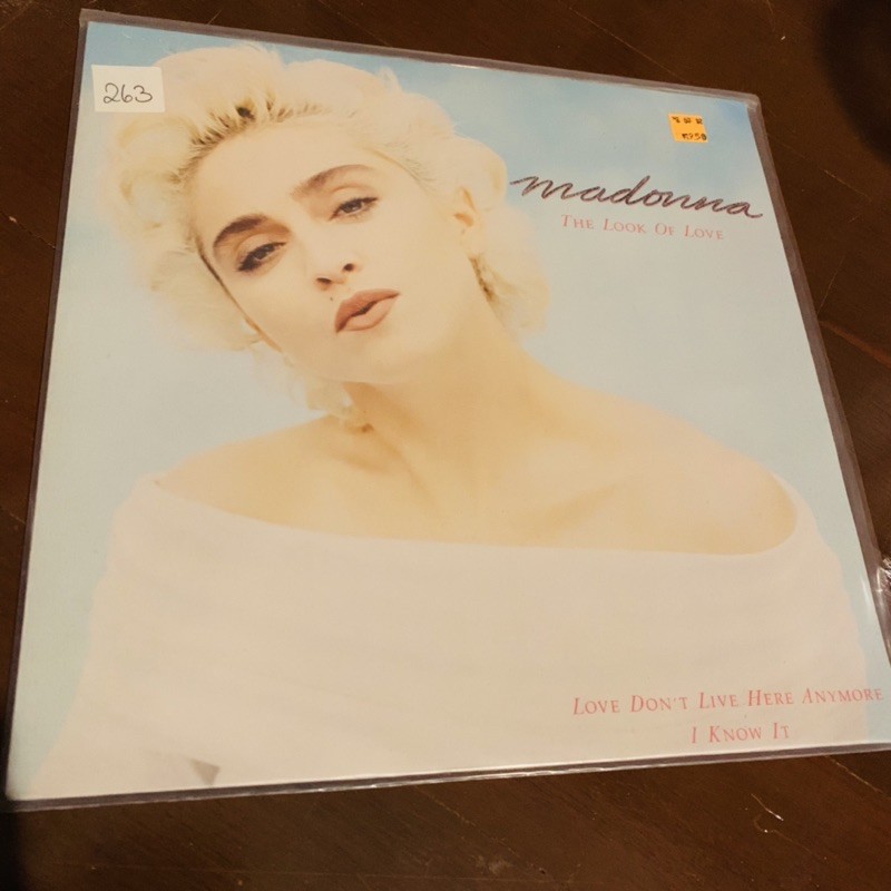 Madonna แผ่นเสียง vinyl LP the look of love not cd Shopee Thailand