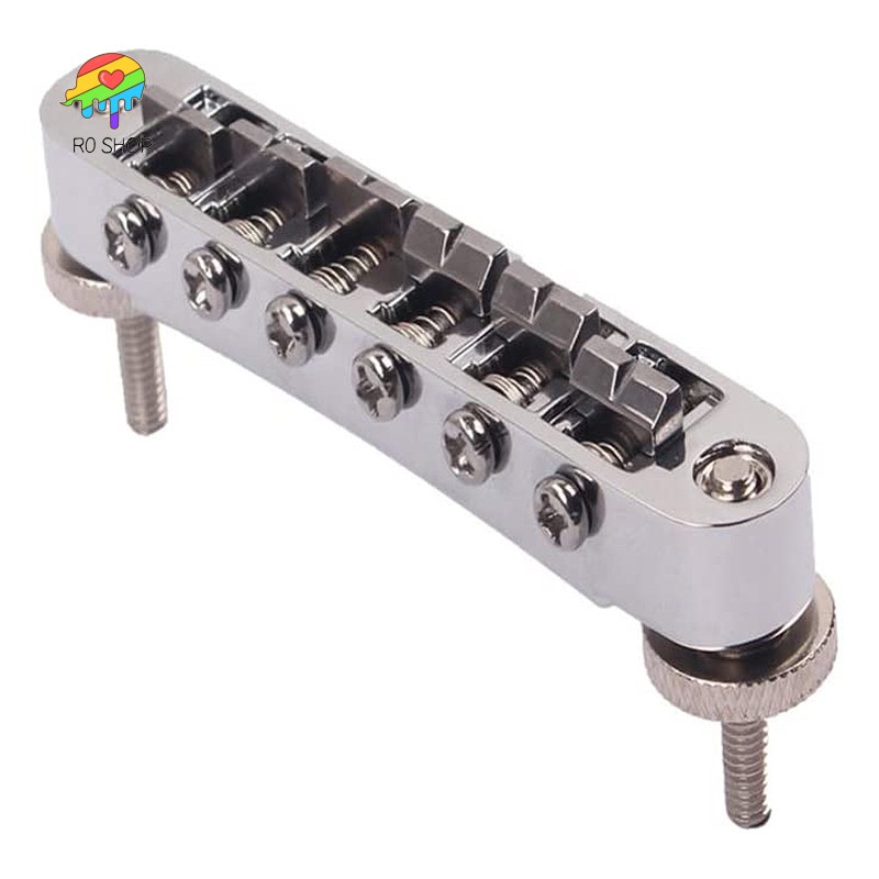 LP Bridge Tune O Matic Bridge ปรับ Chrome Plated กีตาร์สะพานสําหรับกีตาร์ Musical เปลี่ยนอุปกรณ์เสริม