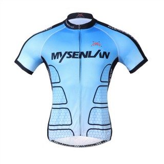 Mysenlan เสื้อปั่นจักรยานแขนสั้นเนื้อผ้าหนาระบายอากาศได้ดีแห้งเร็ว