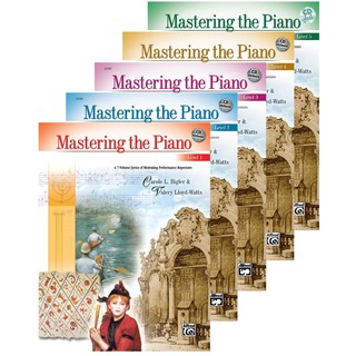 Mastering the Piano, Level 1 2 3 4 5 book&amp;cd