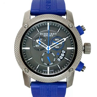 Burberry Sport Chronograph Mens Watch Rubber StrapBU7714