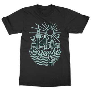 ใหม่ เสื้อยืดลําลอง แขนสั้น มีฮู้ด พิมพ์ลาย The Beaches Toronto Ontario Canada City Hood The Six Tdot CN Tower แฟชั่นฤดู