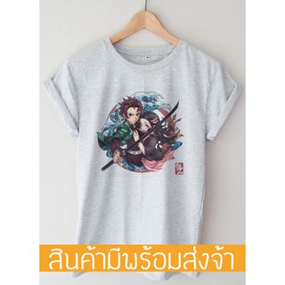 Tanjiro Nezuko Kimetsu no yaiba T-shirt เสื้อยืด