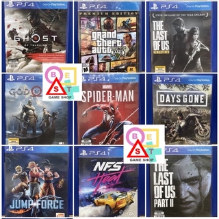 (มือ2 ราคาถูก) Ghost of Tsushima / GTA V / God of war 4 / Days gone / Jump Force / The last of us 1 , 2 / Nfs Heat PS4