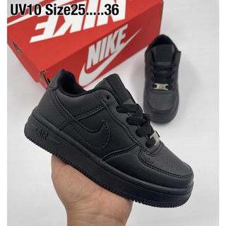 Nike air force 1 kids รองเท้าผ้าใบผูกเชือกสำหรับเด็ก