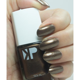 KP Premium Nail Polish | Pearlescent | Metallic Mocha (P005) | ยาทาเล็บสีมุก | สีน้ำตาลเข้มเมทัลลิค |