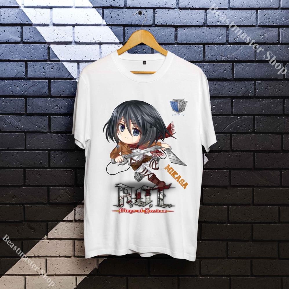Mikasa Ackerman เสื้อ unisex - เสื้อ Attack on Titan Unisex - เสื้อยืด Mikasa Ackerman สุดเท่ - MA-0