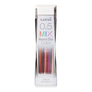 ไส้ดินสอกดสี Uni NanoDia Color Mix