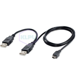 สายสายเคเบิ้ล Usb 2 . 0 Type A To Usb Mini 5 Pin Type B 1 Y Data &amp; Power