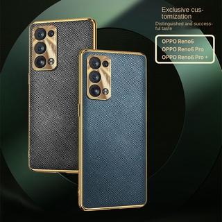 Yjd เคสโทรศัพท์มือถือหนัง กันกระแทก ป้องกันเลนส์กล้อง สําหรับ OPPO Reno 6 Pro 6 Pro+ Reno 5 Pro 5 Pro+