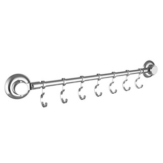 ราวแขวนพร้อมตะขอ 7 ชิ้นสุญญากาศ KECH 211RAIL WITH SUCTION CUP AND 7 HOOKS KECH 211