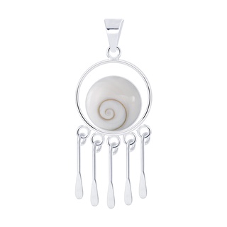 SILVER THAI Shiva eye pendant round circle dangle design silver  เครื่องประดับเงินแท้จี้รอบวงกลมก้นห้อย