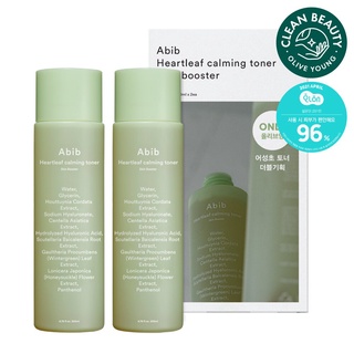 Abib Heartleaf Calming Toner Skin Booster 200ml / Double Set (200+200ml)