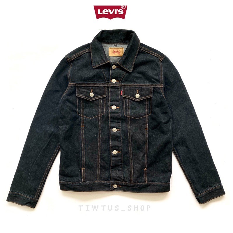 เสื้อแจ็คเก็ตยีนส์ Levi’s Denim Vintage สีมิดไนท์ แบบกระดุมแถวเดียว