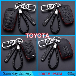 เคสกุญแจรีโมทรถยนต์ แบบหนัง สําหรับ Toyota