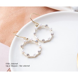 E23_Mini Earring_วใจสไตล์มินิมอล ต่างหู♥