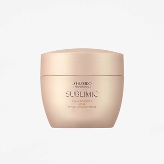 ของแท้!! Shiseido Sublimic Aqua Intensive Mask-Weak, Damaged Hair 200g มาส์คบำรุงผม ผมเสียมาก แห้งเสีย ผ่านการทำเคมี