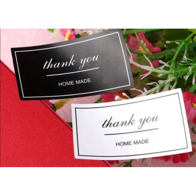 สติ๊กเกอร์Thank youดวงกลมใหญ่ยาว4ซ.ม แพ็ค84ดวง(พร้อมส่ง) - รูปที่ 2