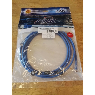 LINK CAT6 UTP CABLE PATCH CORD 3M. BLUE (US-5103LZ-4)