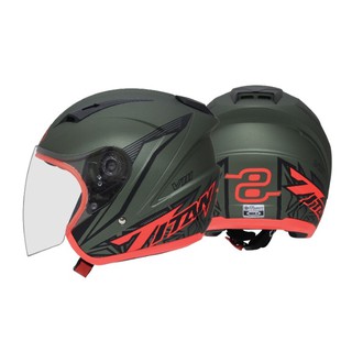 หมวกกันน็อค Index Titan-8 I-Shield แว่นสองชั้น Safety helmet Firstmotorshop เก็บเงินปลายทางได้