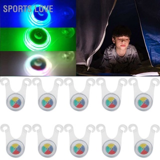 Sports Love 10pcs LED Camping Rope Hanging Light Outdoor Silicone Camp Tent String Warning Lights