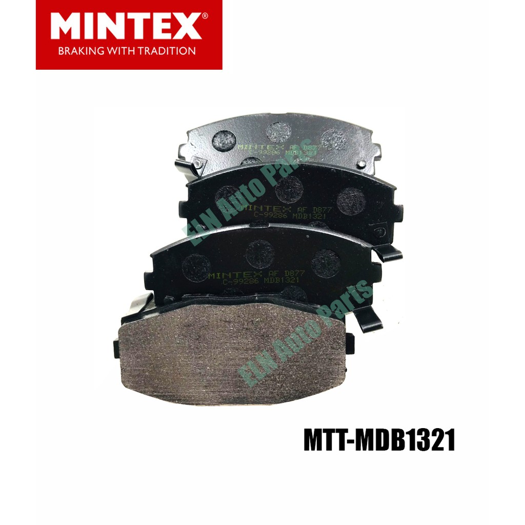 Mintex ผ้าเบรคหน้า (ของอังกฤษ) (brake pad) โตโยต้า TOYOTA Crown MS123, MS125, MS133 ปี 1987-1993, Crown MS130 ปี 1994