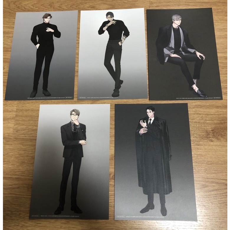 postcard ใน ปฏิทิน lezhin 2022 (ขายเหมา)