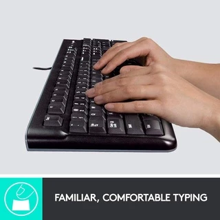 🔥ขายดีส่งไว🔥KEYBOARD (คีย์บอร์ด) LOGITECH K120 USB B100 คีย์ไทย-อังกฤษ รูปแบบมาตรฐาน ประกัน 3 ปี