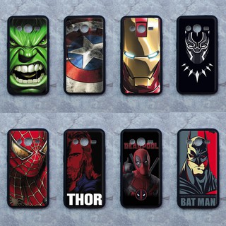 เคส Samsung  Core 2  ลายฮีโร่ ขอบนิ่มหลังแข็ง เคสมือถือ เคสโทรศัพท์ Case
