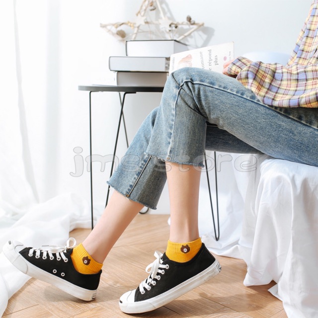 ถุงเท้าหมี ถุงเท้าแฟชั่น 10คู่ พร้อมส่ง🔥