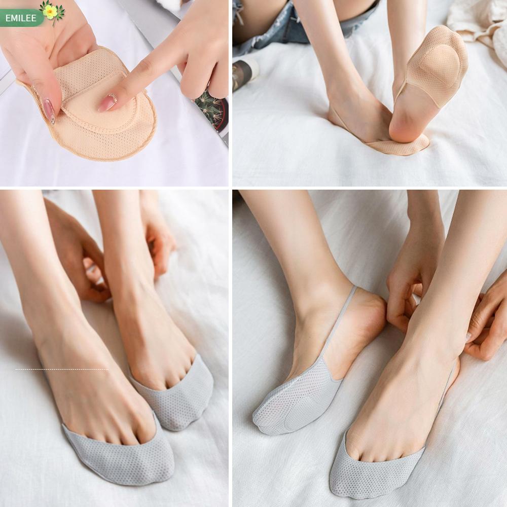 SMILE Summer Invisible Socks Ultra-Thin Forefoot Socks Asakuchi With ...