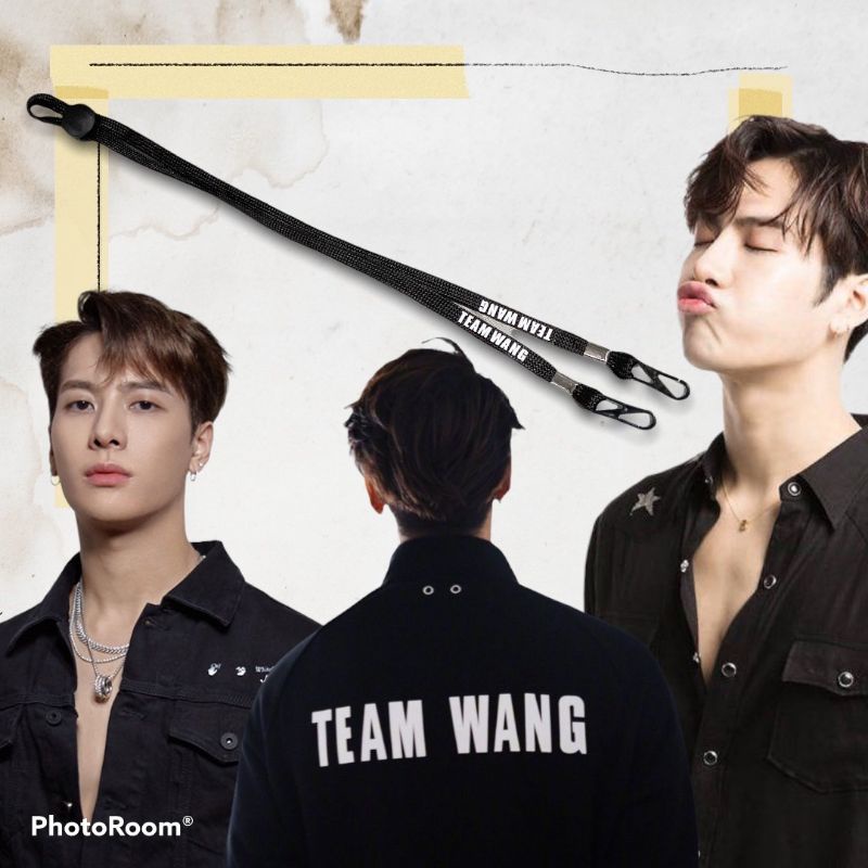 สายคล้องแมส ทีมหวัง Team wang JACKSON WANG GOT7 ผู้ใหญ่/เด็กปรับระดับได้ face mask