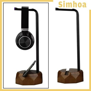 [SIMHOA] Wooden Headphone Stand Display Hanger Minimalist Style for Gaming Headsets