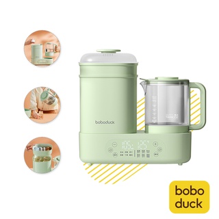 Boboduck 8 in 1 อุปกรณ์ที่อุ่นขวดและที่นึ่งขวดนมและเครื่องเป่านม F6238