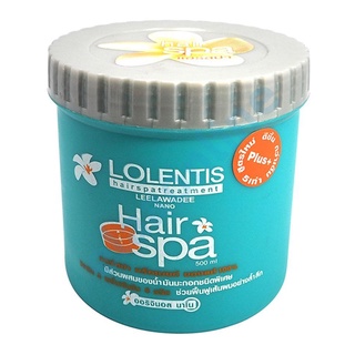 LOLENTIS Hair Spa Treatmet Nano 500ml. ลอเลนติส แฮร์สปา ทรีสเมนท์ นาโน หมักผม กลิ่นลีลาวดี หมักผม บำรุงเส้นผมที่แห้งเสีย อย่างล้ำลึก 500ml.